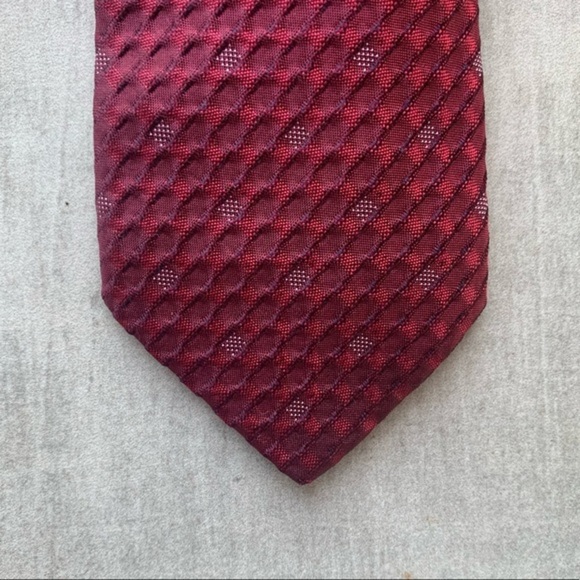 Lanvin Skinny Silk Textured Tie - Picture 5 of 5